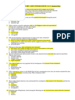 WORLD - HISTORY - AND - CIVILIZATIONS - 1 - 2 - TEST With Answer Key