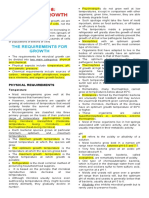 Microbial Growth: The Requirements For Growth