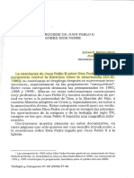 La Catequesis de Juan Pablo II Sobre Dios Padre