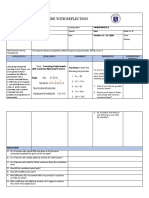 Lesson Guide With Reflection: Mathematics 8 Grade 8 First Modular October 19 - 23, 2020