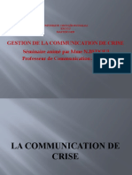 La Communication de Crise PPT