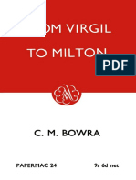 C. M. Bowra (Auth.) - From Virgil To Milton (1962, Macmillan Education UK)