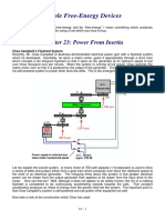 Simple Free-Energy Devices: Chapter 23: Power From Inertia