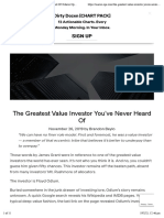 The Greatest Value Investor You've Never Heard of - Macro Ops: Unparalleled Investing Research