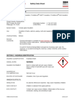 FOAMGLAS® Insulation SDS