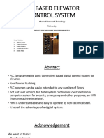 PLC Based Elevator Control System-1