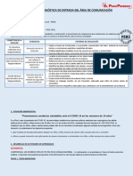 EVALUACION DIAGNOSTICA - Comunicación 1°