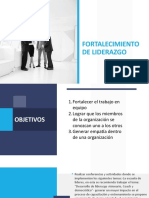 Fortalecimiento de Liderazgo