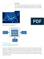 Microprocessor - Overview: Block Diagram of A Computer