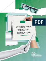 50 Temas para Treinar Na Quarentena