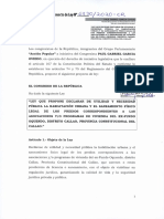 PL06230-20200917 Proyecto de Ley Que Declara de Necesidad El Saneamiento Fisico Legal de Oquendo