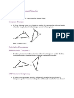 Congruence of Triangles