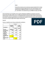 Problem #1 Establishing Profit and Loss Sharing Method