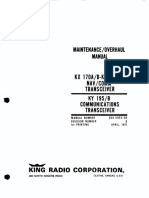 King KX170170A175175AKY195 Installation & Maintenance Manual