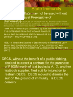 State Immunity: Art. XVI. The State May Not Be Sued Without Its Consent. (Royal Prerogative of Dishonesty)