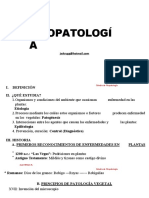 Clase 1. FITOPATOLOGÍA Clase Inaugural 2016-I