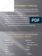 Direct and Indirect Speech