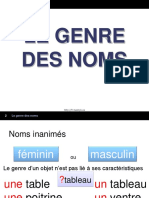 2 Le Genre Des Noms