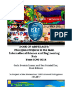 Book of Abstracts: Philippine Projects To The Intel International Science and Engineering Fair