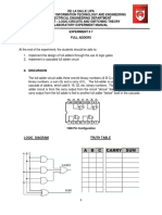 Experiment - 7 - Full Adders PDF