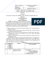 Transport Department Jaipur, July 08, 2020 S.O.295 .-In Exercise of The Powers Conferred by Sub-Section (1) of Section 200 of The