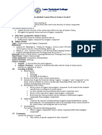 Semi-Detailed Lesson Plan in Science Grade 9: The Learners Demonstrate An Understanding of