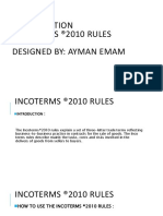 Introduction Incoterms 2010 Rules