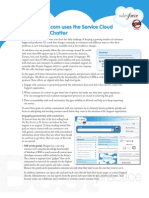 How Salesforce - Com Uses The Service Cloud and Salesforce Chatter