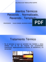 Tratamientos-Termicos RECOCIDO J NORMALIZADO J REVENIDO