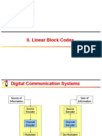 COMM 604 Channel Coding Lecture 1