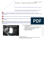 Fuel System - General Information - Diesel Filter Water Drain-Off