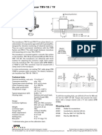 Vibration Transducer TRV-18 / 19: Technical Data