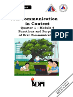 oralcommSHS - q1 - Mod4 - Functionsofcomm - v3B