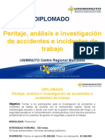 DIPLOMADO en Peritaje, Análisis e Investigación de Incidentes y Accidentes de Trabajo