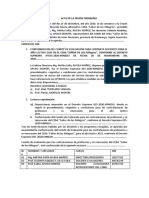 Sesión Ordinaria - Conformacion Del Comite de Evaluacion Docente Ceba SM para El 2021