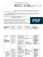 Learning Plan in Earth and Life Science: School: Quarter: Teacher: Week: Subject: Date