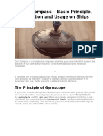 Gyro Compass - Basic Principle, Operation and Usage On Ships