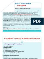 Transport Phenomena - MSC - Lecture 9