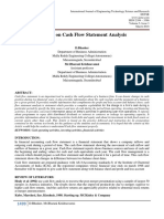 A Study On Cash Flow Statement Analysis