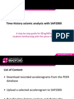 Time History Analysis SAP2000