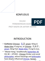 Konfusius: Kuliah Perbandingan Agama Prof Madya DR Jaffary Awang