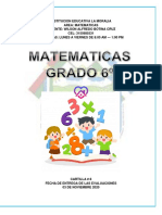 Grado Sexto Matematica Cartilla 8 PDF