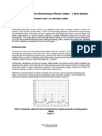 @distributed Condition Monitoring of Power Cables - A Brief Update