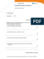 Topic 1: Formulae, Equations and Amount of Substance