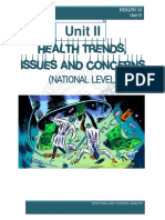 Health Trends, Issues and Concerns: Unit II