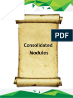 Consolidated Modules