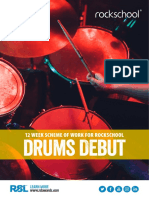 Scheme of Work - Rockschool Drums Debut