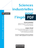 Sciences Industrielles Pour L'ingénieur 1ere Année