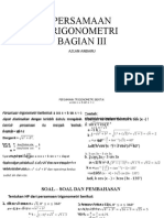 Persamaan Trigonometri Part 3