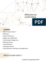 Diffraction by Crystal Lattice